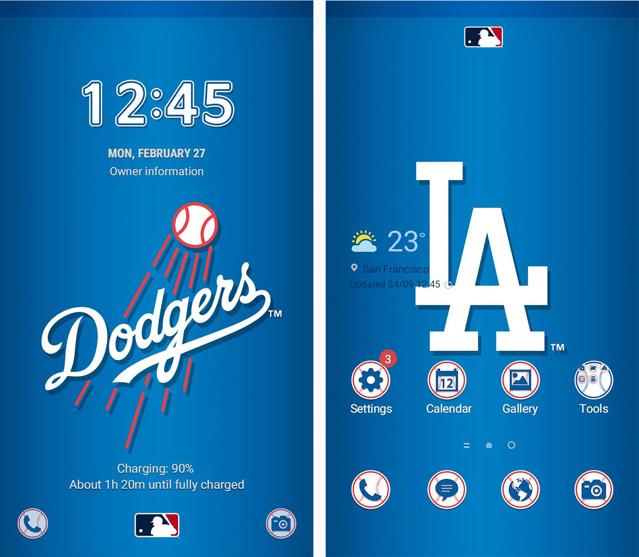 스완갤 MLB Los Angeles Dodgers