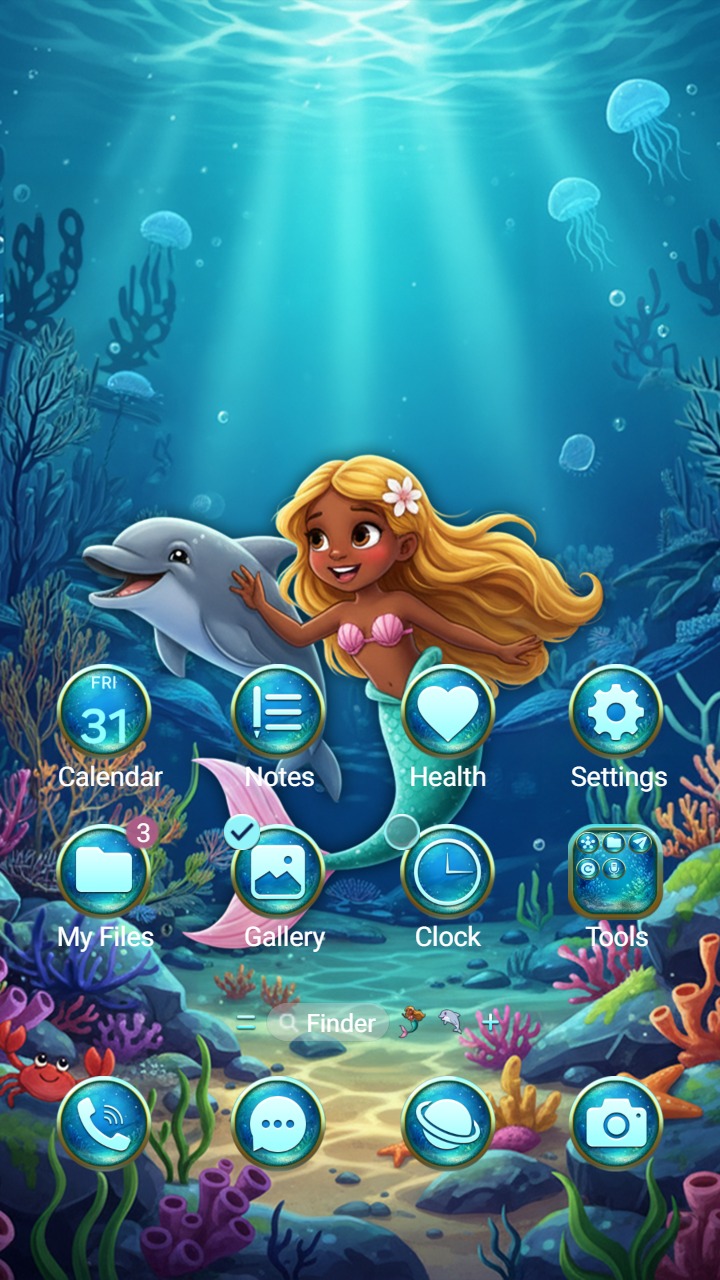 EiD - Mermaid with Dolphin (AOD + VIDEO) banner