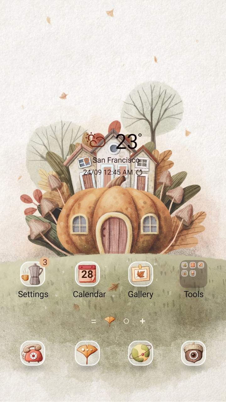 ❤️Mun❤️ Pumpkin house ~❤️ Premium Theme vintage peaceful 