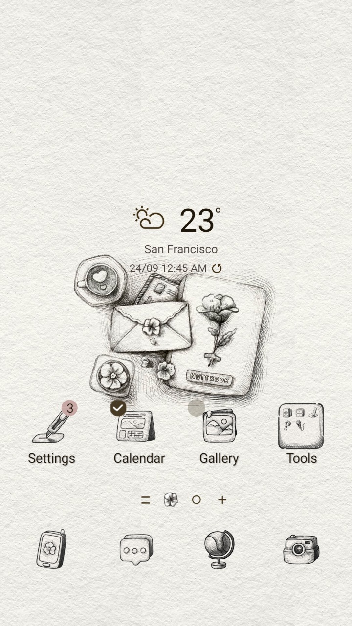 ❤️Mun❤️ Journaling idea sketch Animated ~❤️ Premium Animated Theme with stationery stickers aesthetic