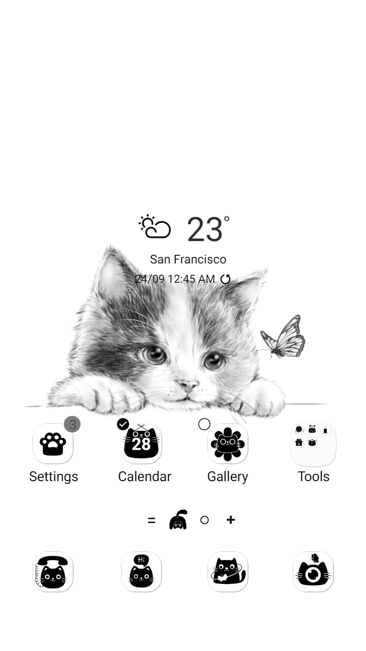 ❤️Mun❤️ Black Cat ~❤️ Premium Theme Official