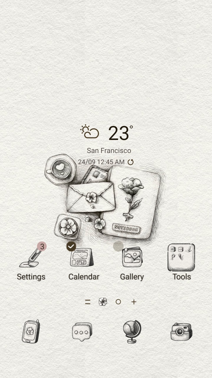 ❤️Mun❤️ Journaling idea sketch ~❤️ Premium Theme with stationery stickers aesthetic