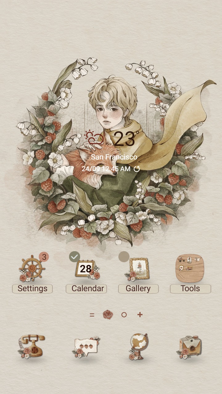❤️Mun❤️ The Little Prince ~❤️ Premium Theme Official with Fox and Rose