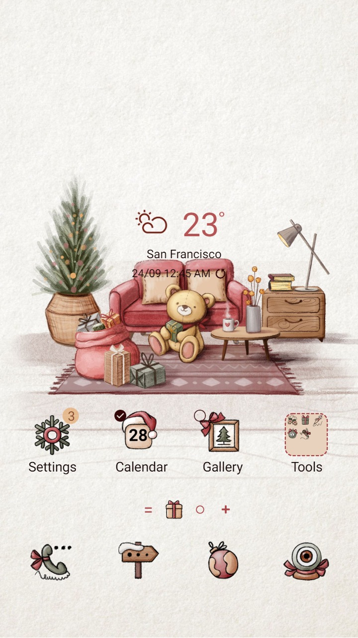 ❤️Mun❤️ Cozy Room ~❤️ Premium Theme warm Christmas