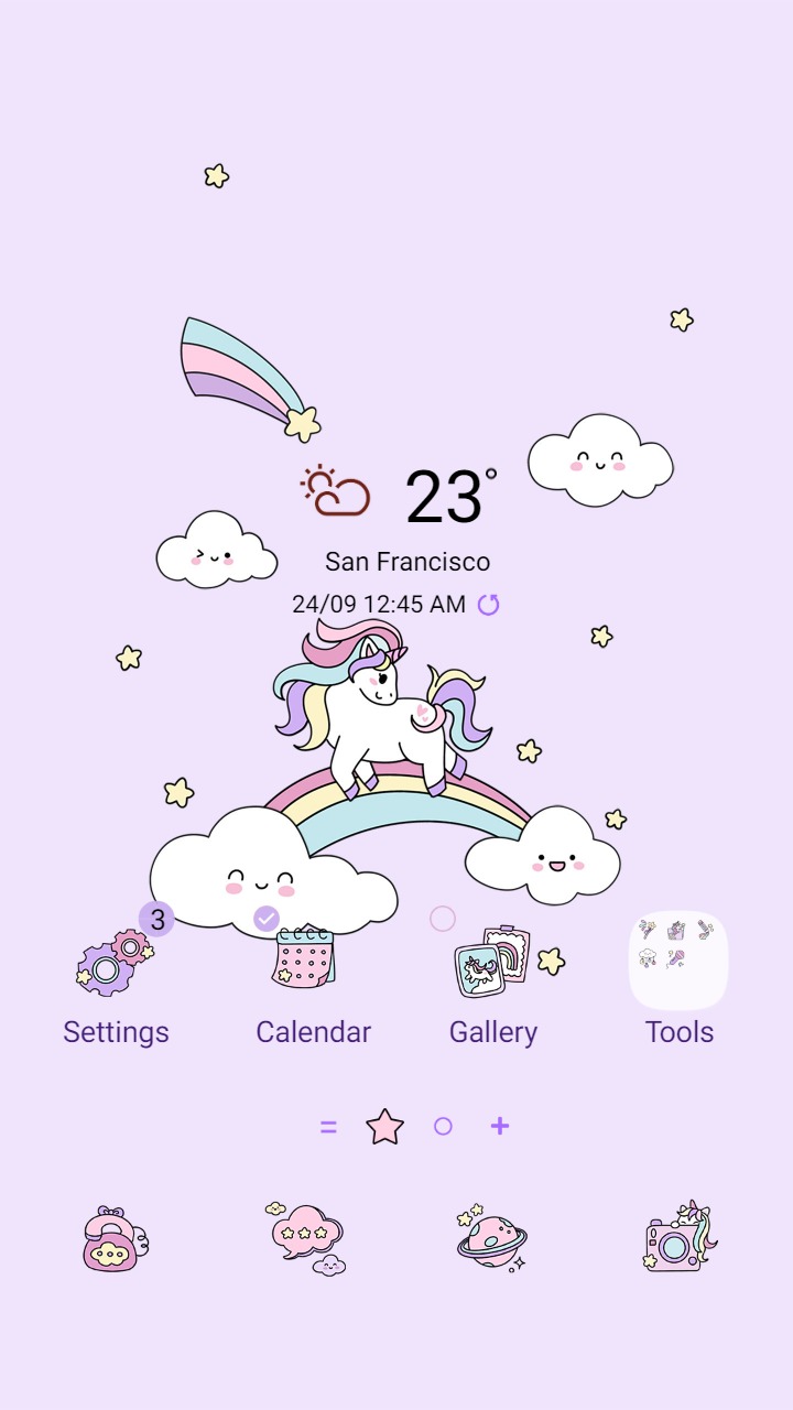 ❤️Mun❤️ Kawaii Unicorn ~❤️ Premium Theme Official