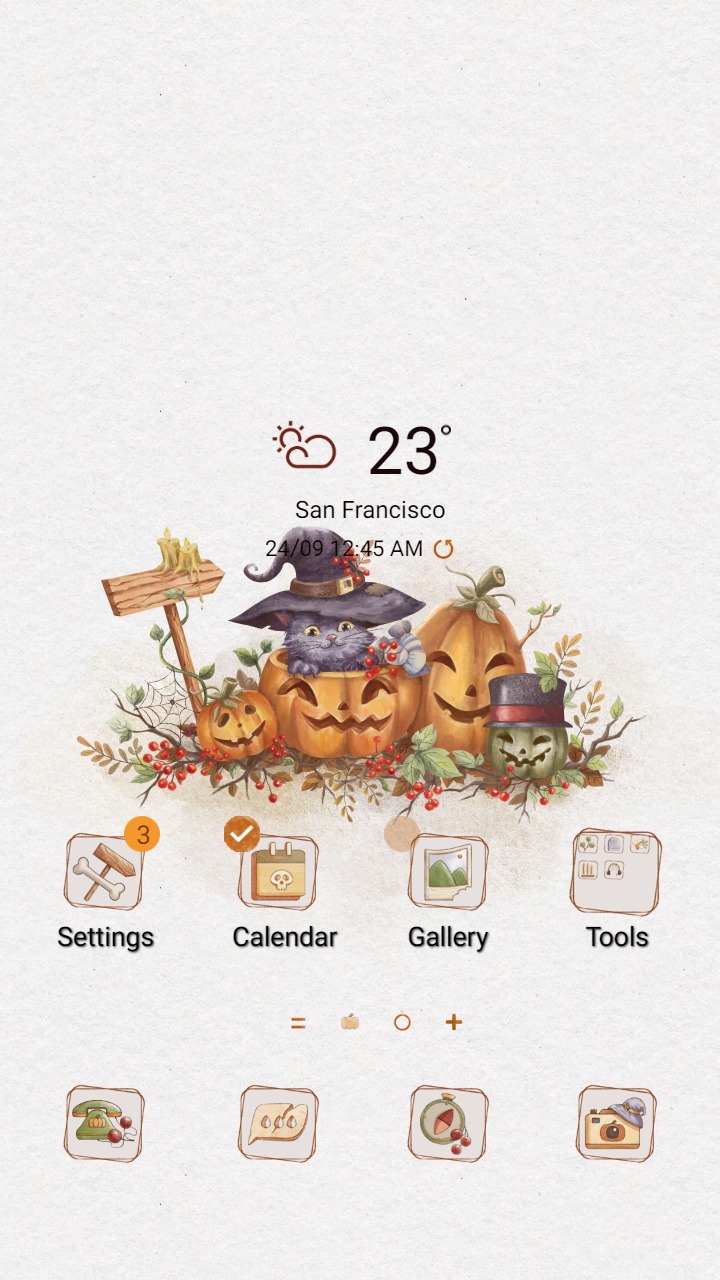 ❤️Mun❤️ Witch Cat in the Halloween~❤️ Premium Theme Official