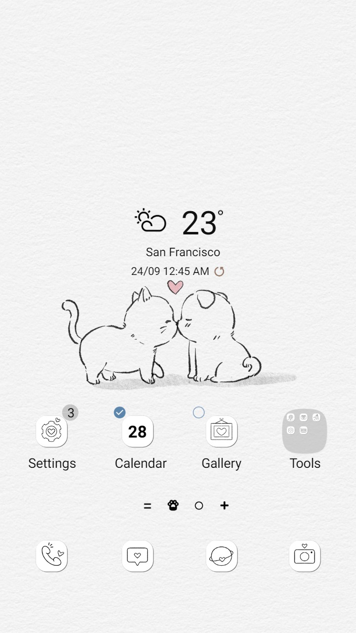 ❤️Mun❤️ Cat and Dog in love ~❤️ Premium Theme Official