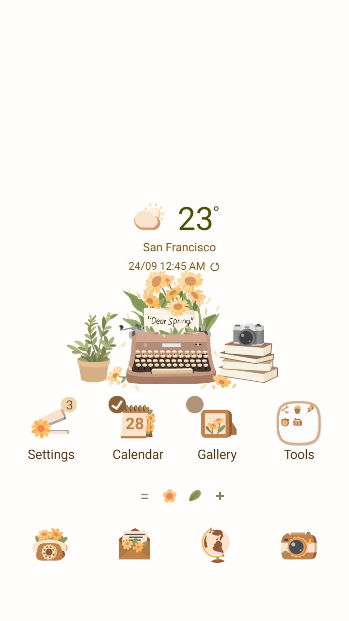 ❤️Mun❤️ Dear Spring ~❤️ Premium Theme about cute spring