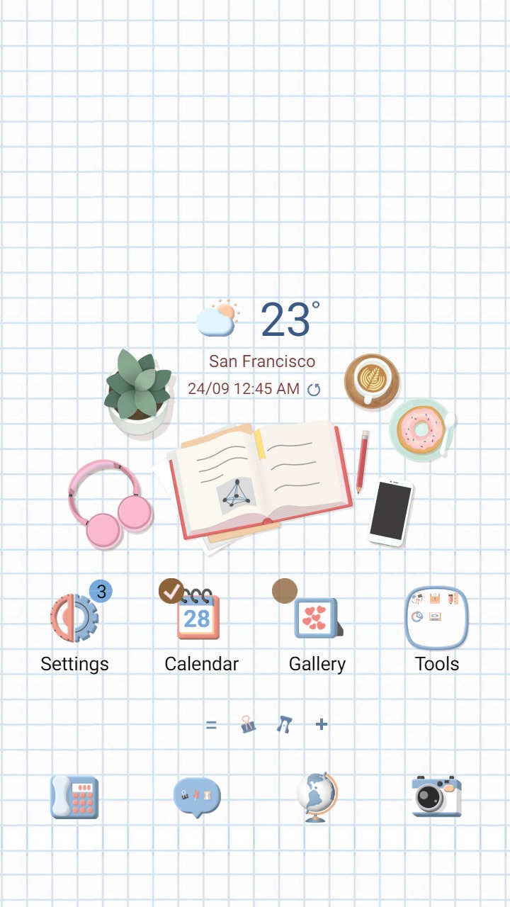 ❤️Mun❤️ Simple school supplies ~❤️ Premium Theme with clean and efficient design