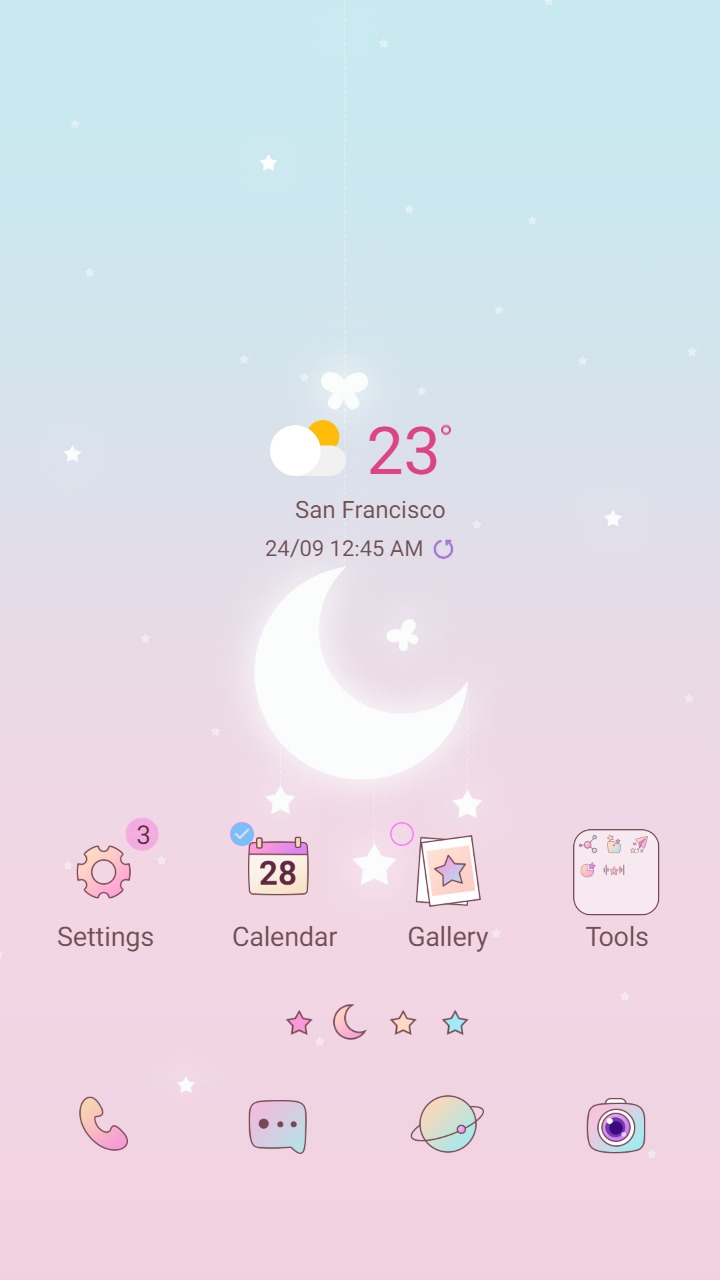 ❤️Mun❤️ Pink Moon ~❤️ Premium Theme wonderful mystery