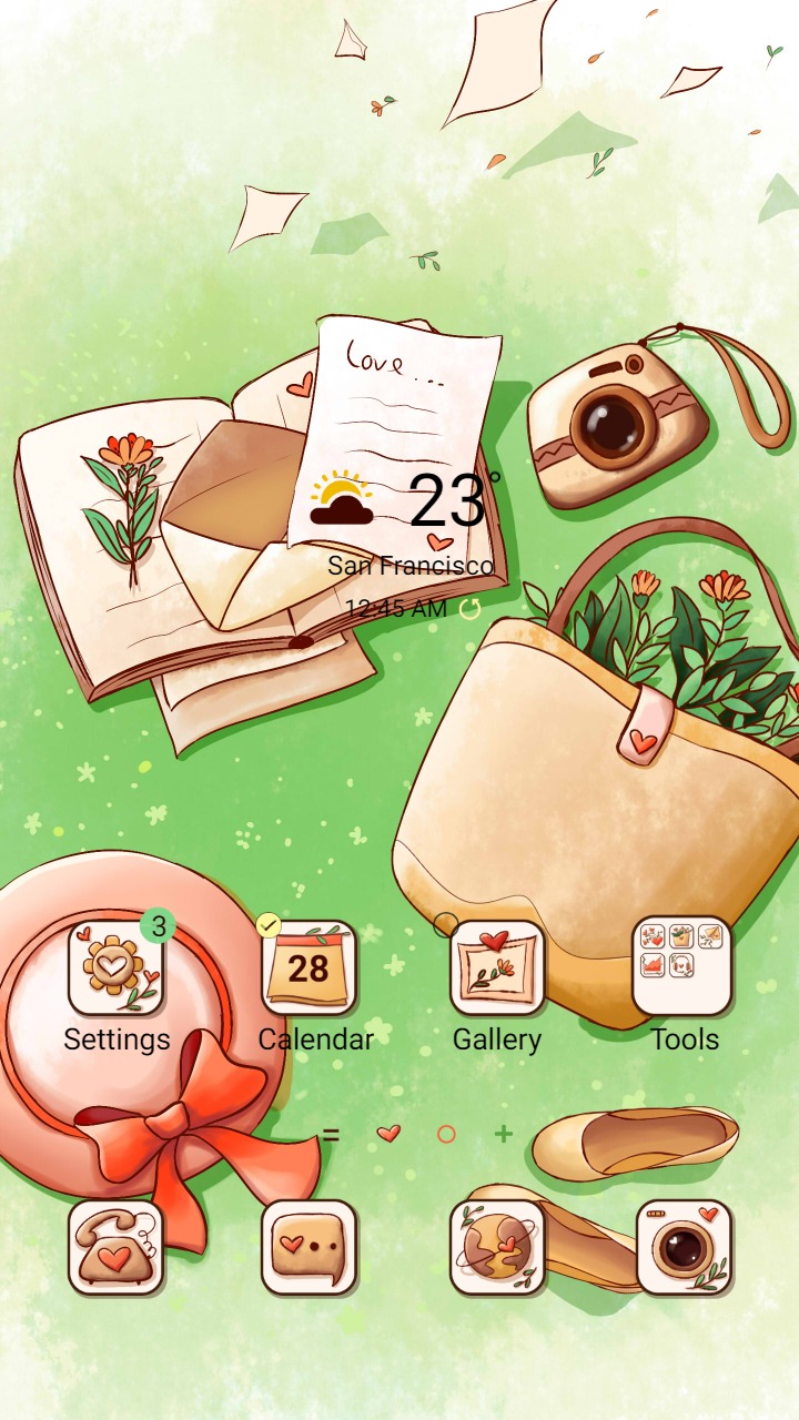 ❤️Mun❤️ Love letter ~❤️ Premium Theme relax on the lawn