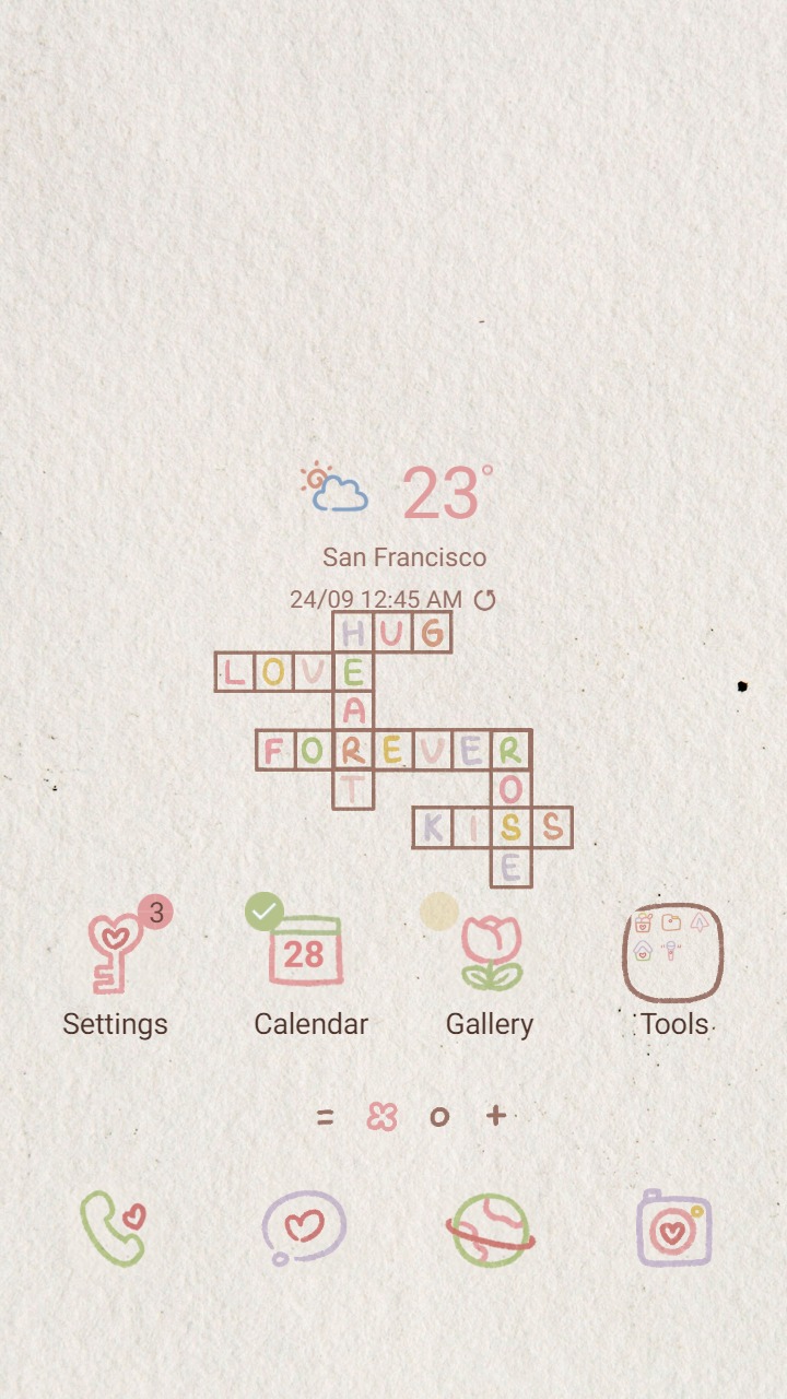 ❤️Mun❤️ Puzzle of Love ~❤️ Premium Theme the Puzzle of Hearts