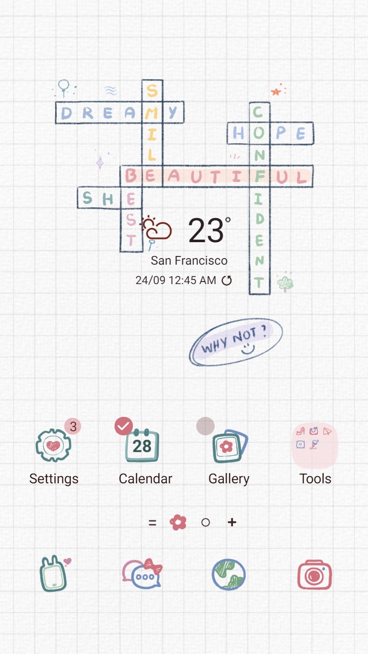 ❤️Mun❤️ Puzzle of Beautiful ~❤️ Premium Theme the beautiful sweetness of word puzzles
