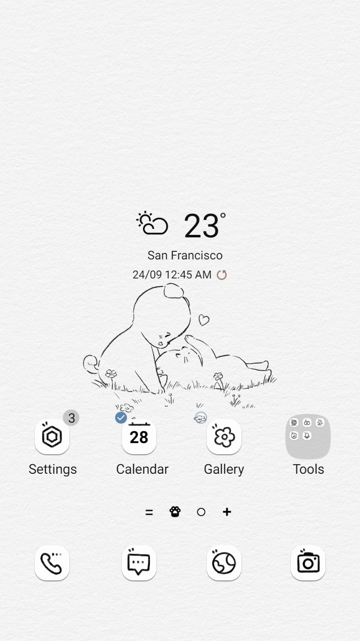 ❤️Mun❤️ Pet Love Harmony ~❤️ Premium Theme with the cuteness of dog and cat