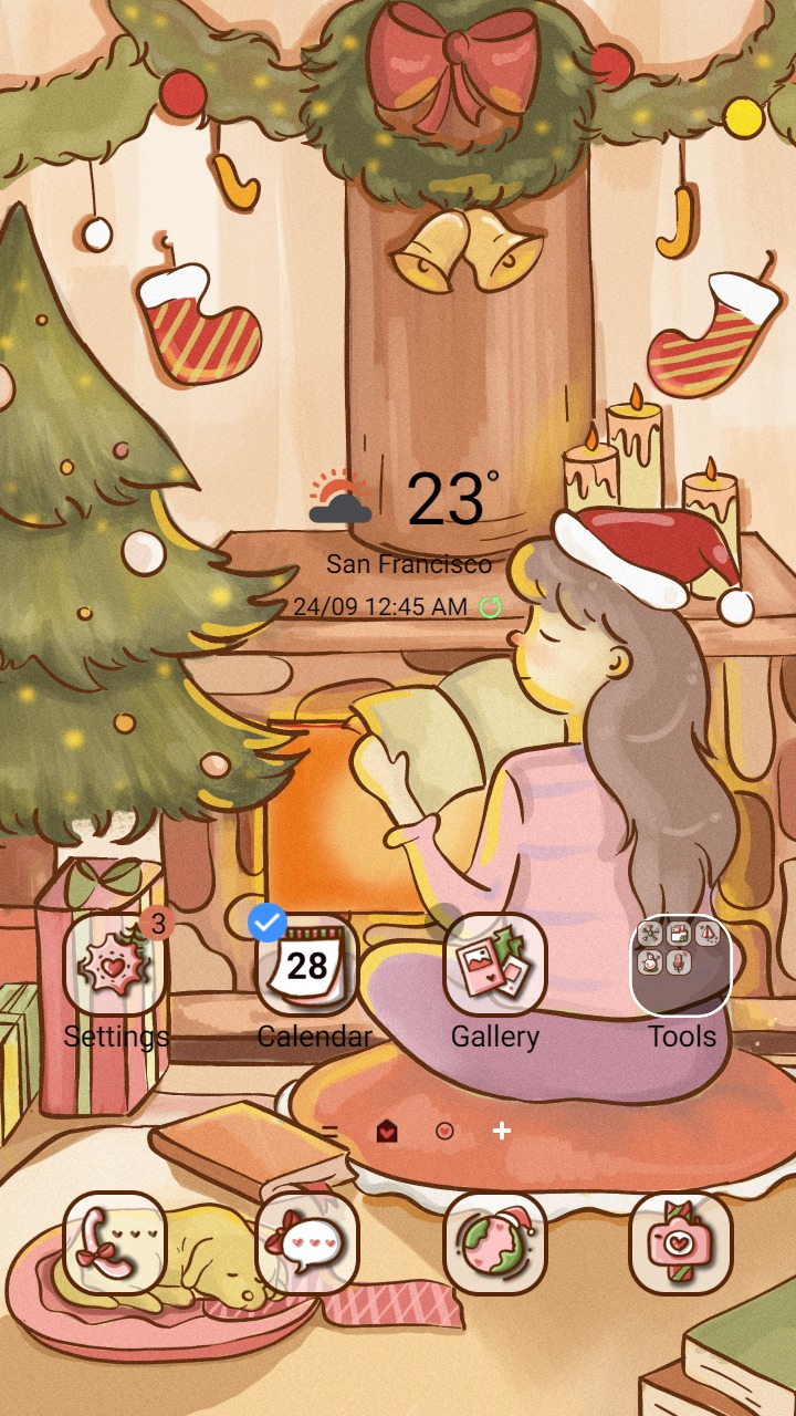 ❤️Mun❤️ Warm Christmas ~❤️ Premium Theme relax in a warm room