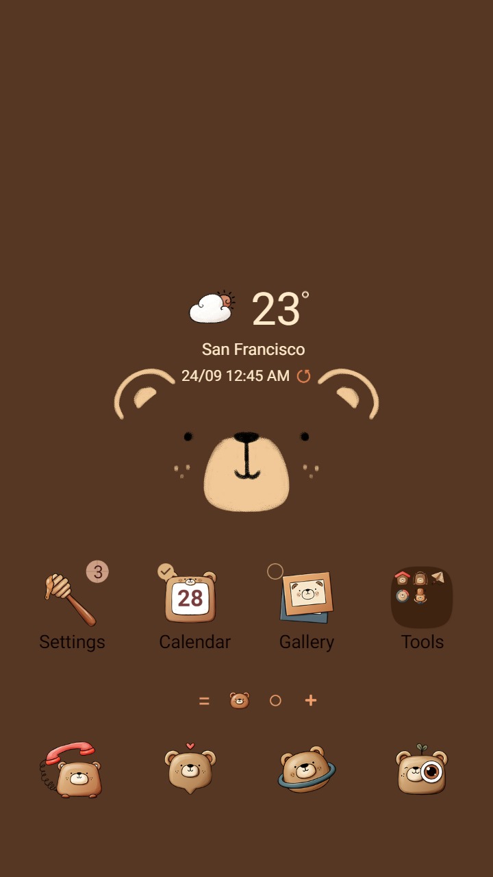 ❤️Mun❤️ Brown Bear ~❤️ Premium Theme explore the beauty of the bear