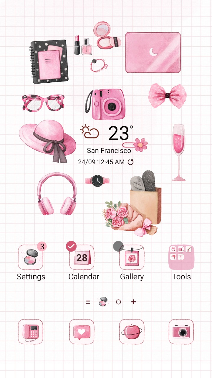 ❤️Mun❤️ Pink Elegance ~❤️ Premium Theme girls' pink items