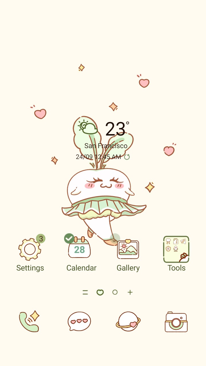 ❤️Mun❤️ Ballet Radish Video ~❤️ Premium Video Theme Premium Video Theme with twinkle heart