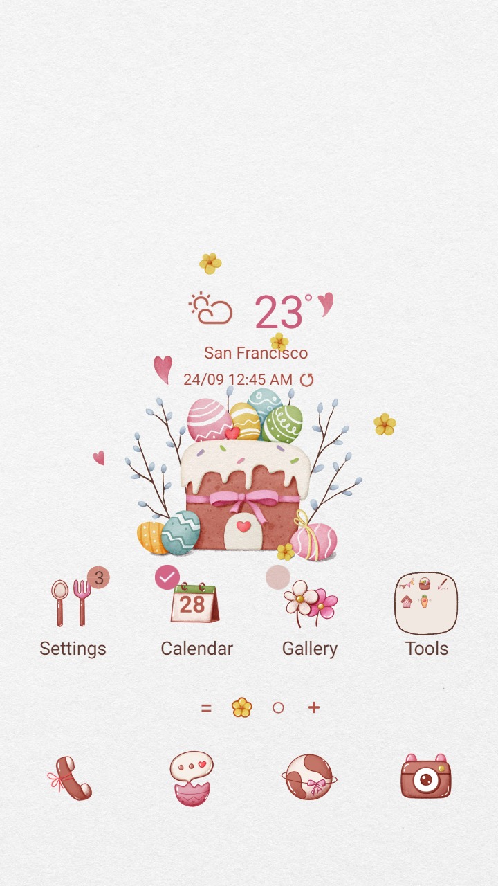 ❤️Mun❤️ Easter Bliss ~❤️ Premium Theme a celebration of eggs and cake