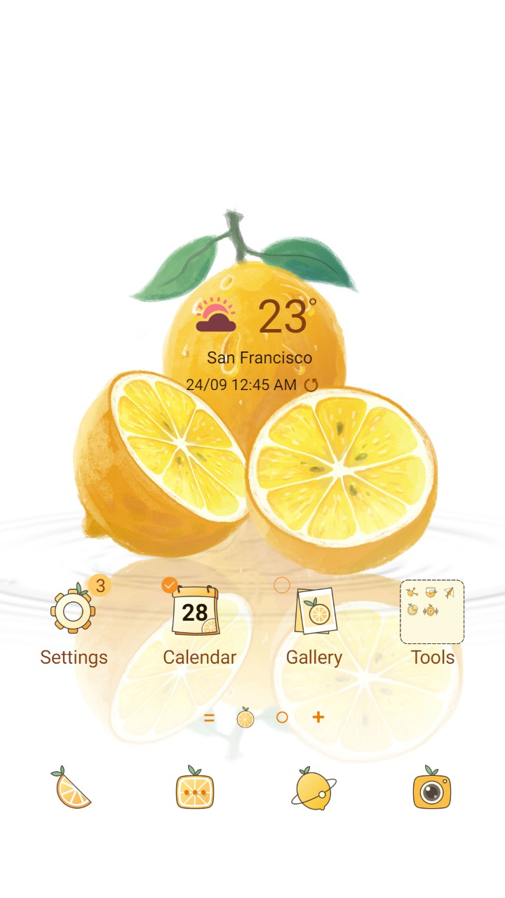 ❤️Mun❤️ Sweet Lemon ~❤️ Premium Theme the juiciness of a sweet lemon