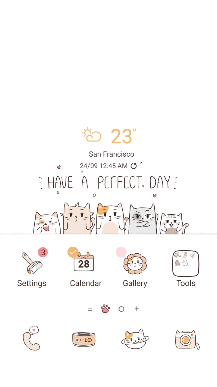 ❤️Mun❤️ Funny Cats ~❤️ Premium Theme have a perfect day of funny cats