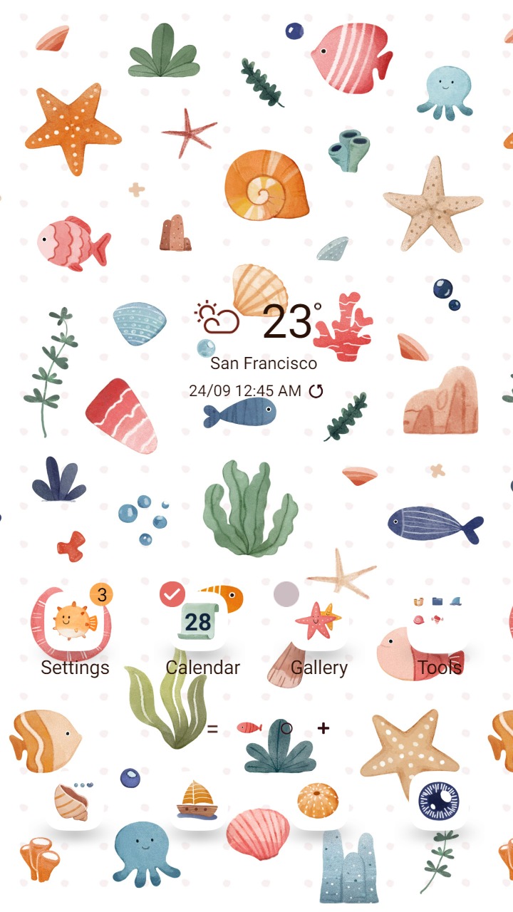 ❤️Mun❤️ Underwater Wonderland ~❤️ Premium Theme Let's explore different types of marine life together