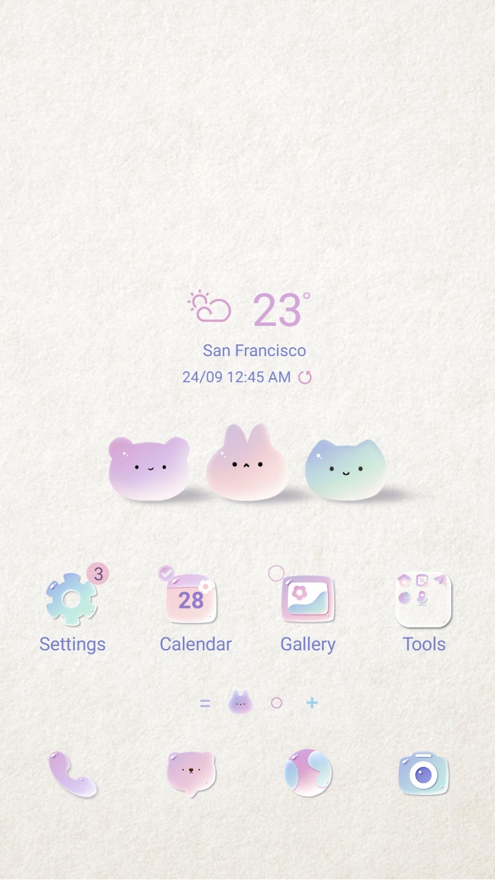 ❤️Mun❤️ Colorful Water Droplets Animated ~❤️ Premium Animated Theme lovely water drops are happily dancing and singing in the rain