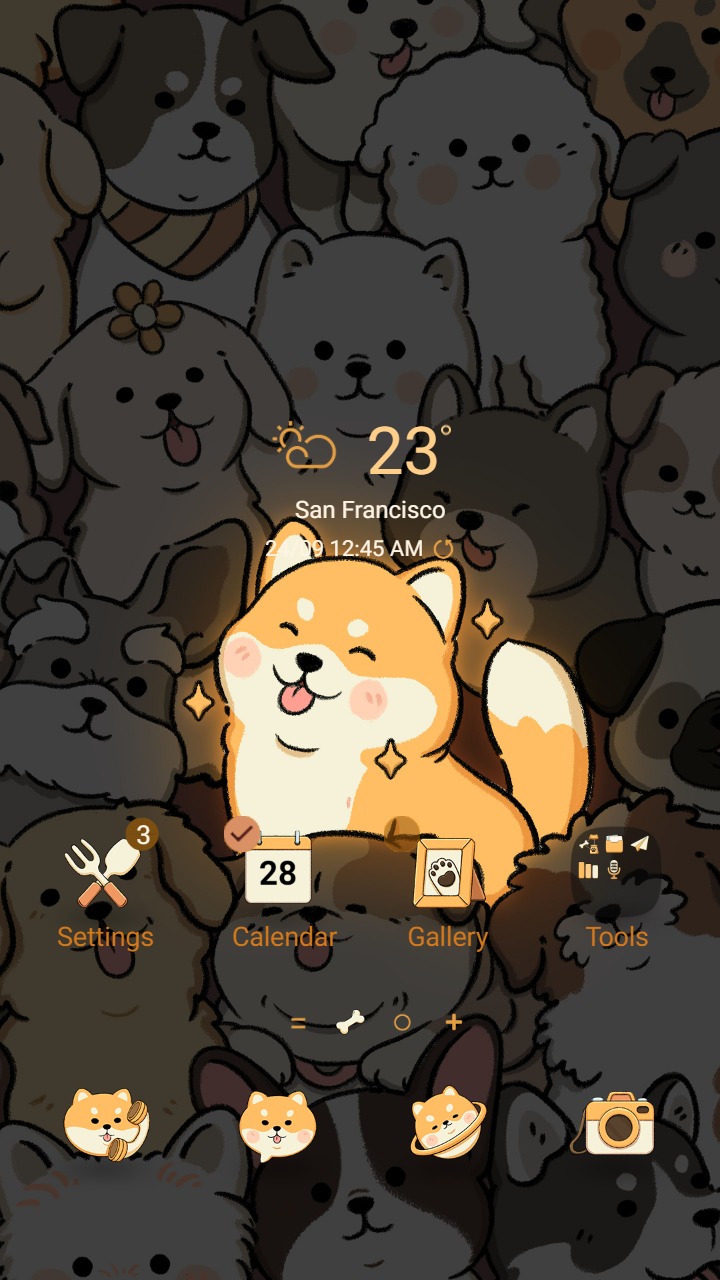 ❤️Mun❤️ Radiant Shiba Inu ~❤️ Premium Theme a radiant companion sure to brighten your day