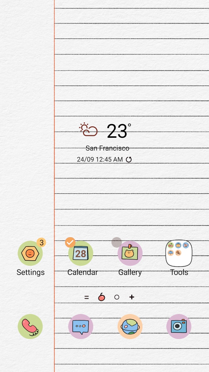 ❤️Mun❤️ Simple Icon ~❤️ Premium Theme simple wallpaper but with lovely icons