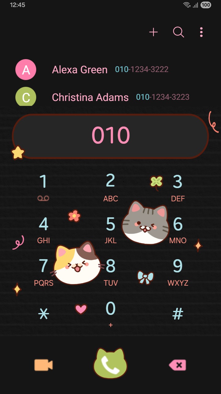 ❤️Mun❤️ Purrfect Night ~❤️ Premium Theme adorable cats in dark mode