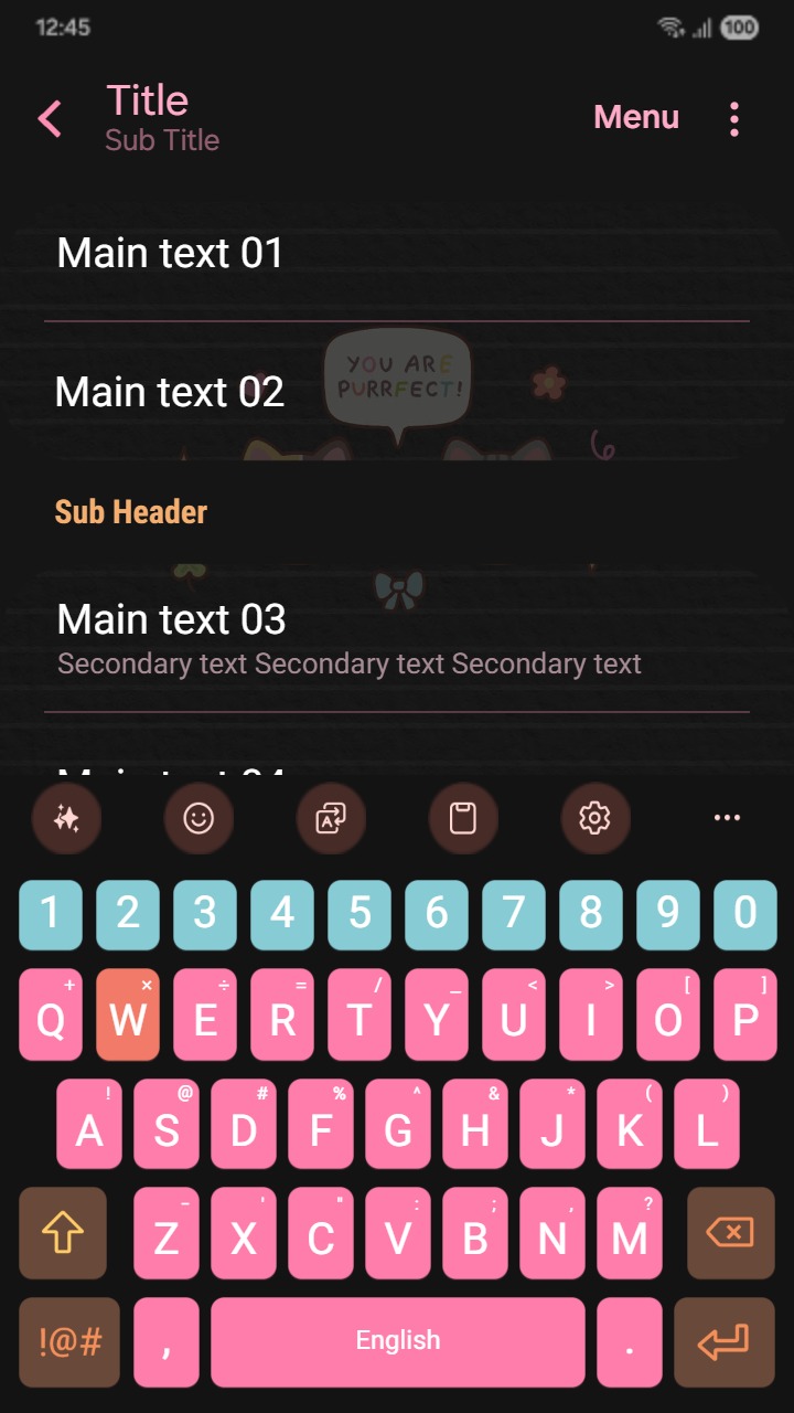 ❤️Mun❤️ Purrfect Night ~❤️ Premium Theme adorable cats in dark mode