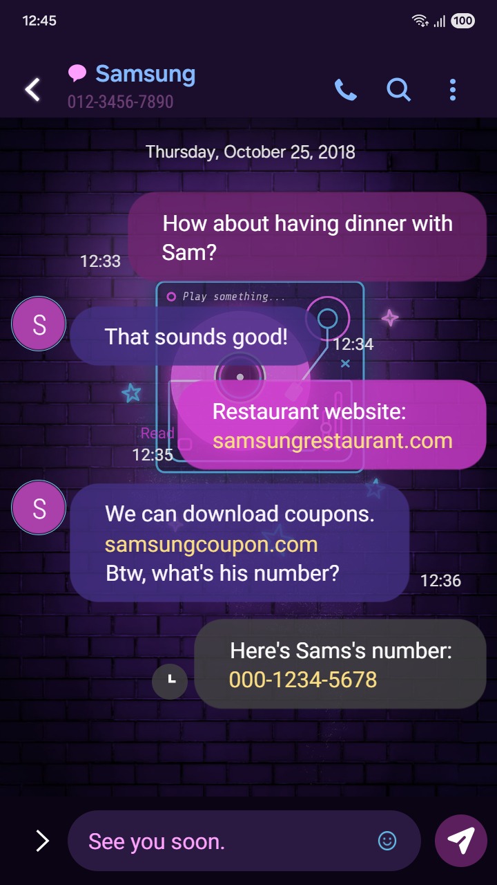 ❤️Mun❤️ Neon Beats ~❤️ Premium Theme turn up the vibe with neon music