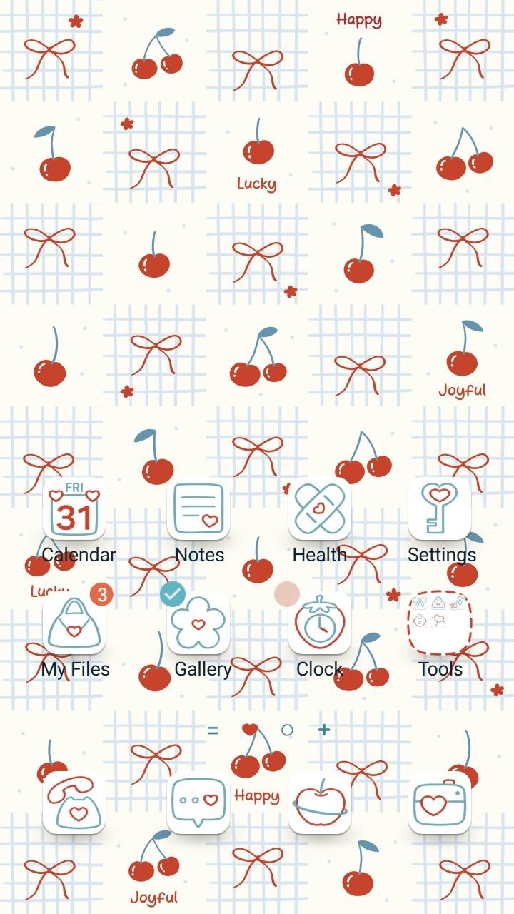 Cherry Pattern Theme Preview
