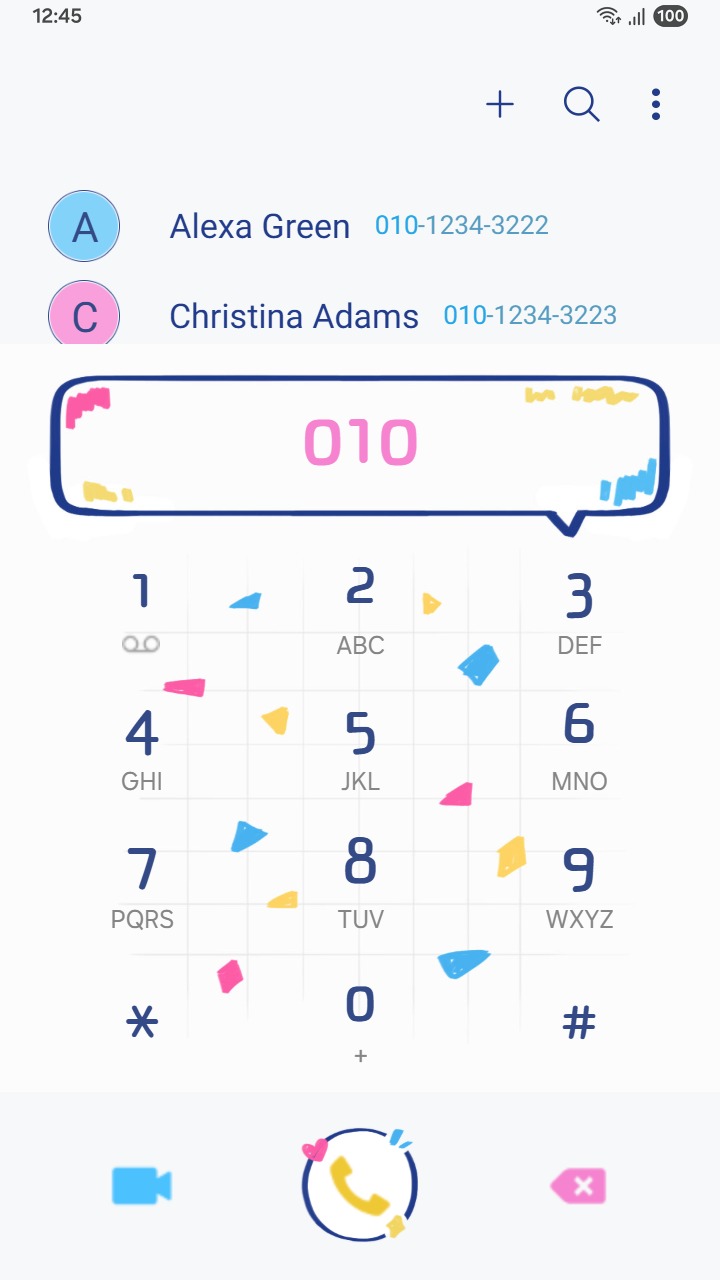 ❤️Mun❤️ Chibi Girl ~❤️ Premium Theme a chibi-style cute girl holding a drink with playful charm