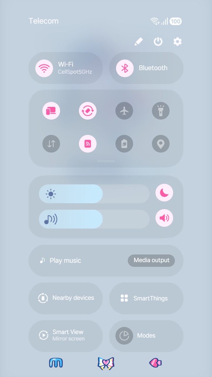 ❤️Mun❤️ Chibi Girl ~❤️ Premium Theme a chibi-style cute girl holding a drink with playful charm