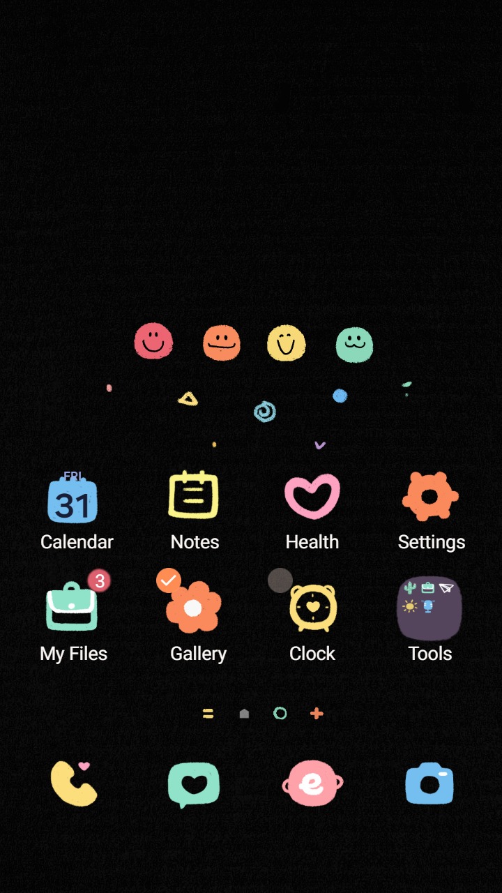 Cute Emoji Samsung Theme