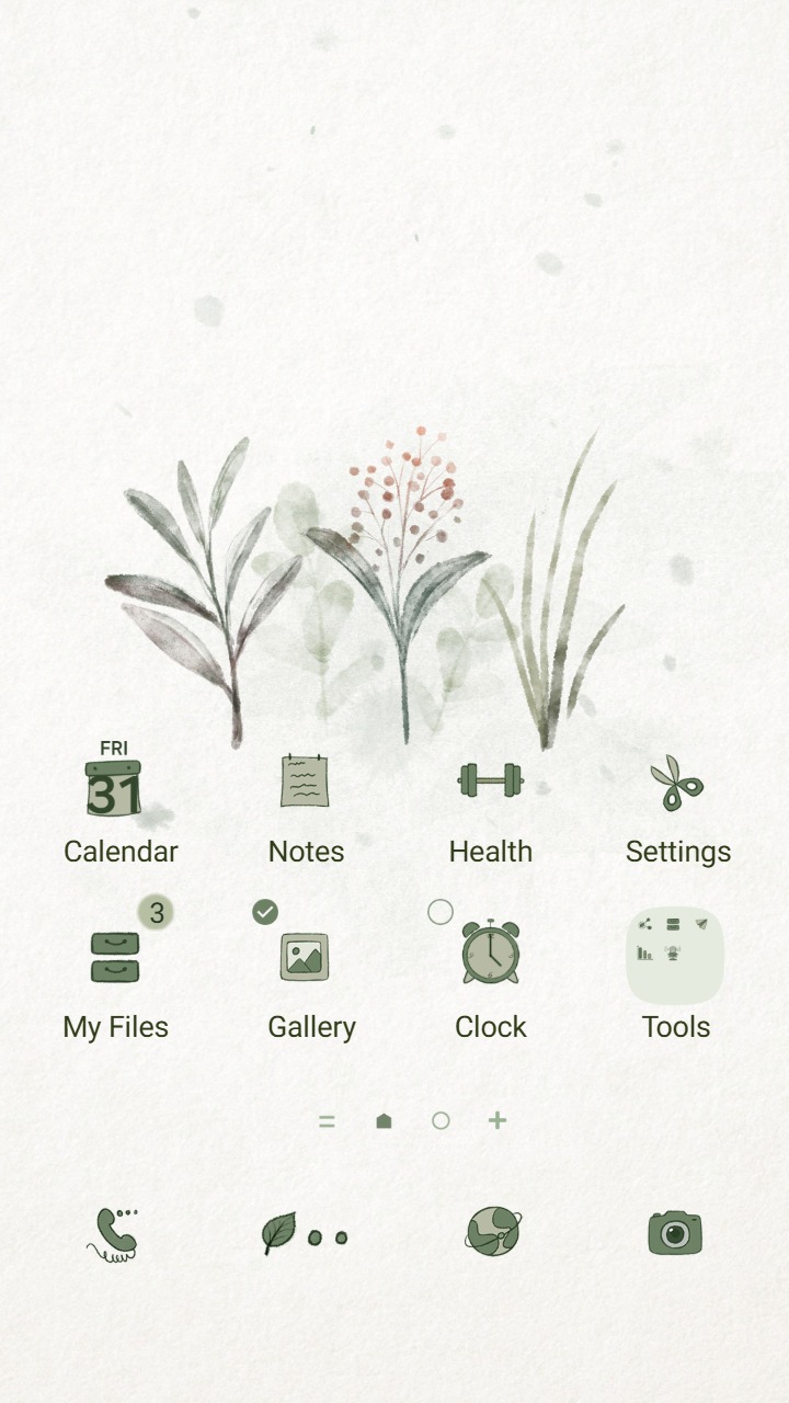 Tiny Shoots Free Samsung Theme