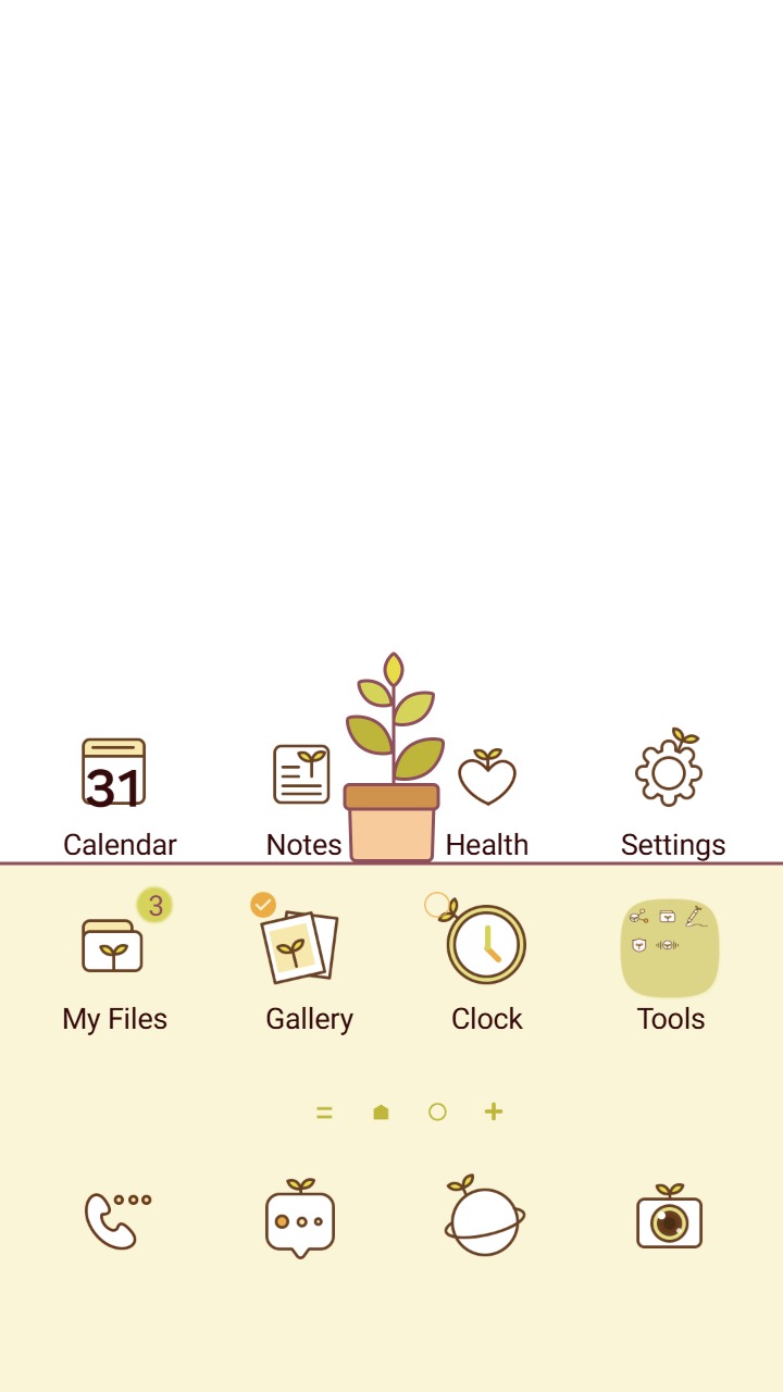 Tiny Seedling Free Samsung Theme