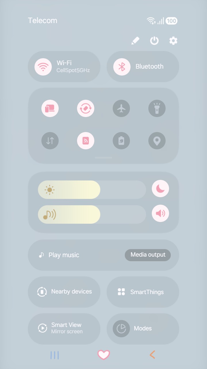 ❤️Mun❤️ Quote Pattern ~❤️ Premium Theme colorful, handwritten positive affirmations and cute doodles