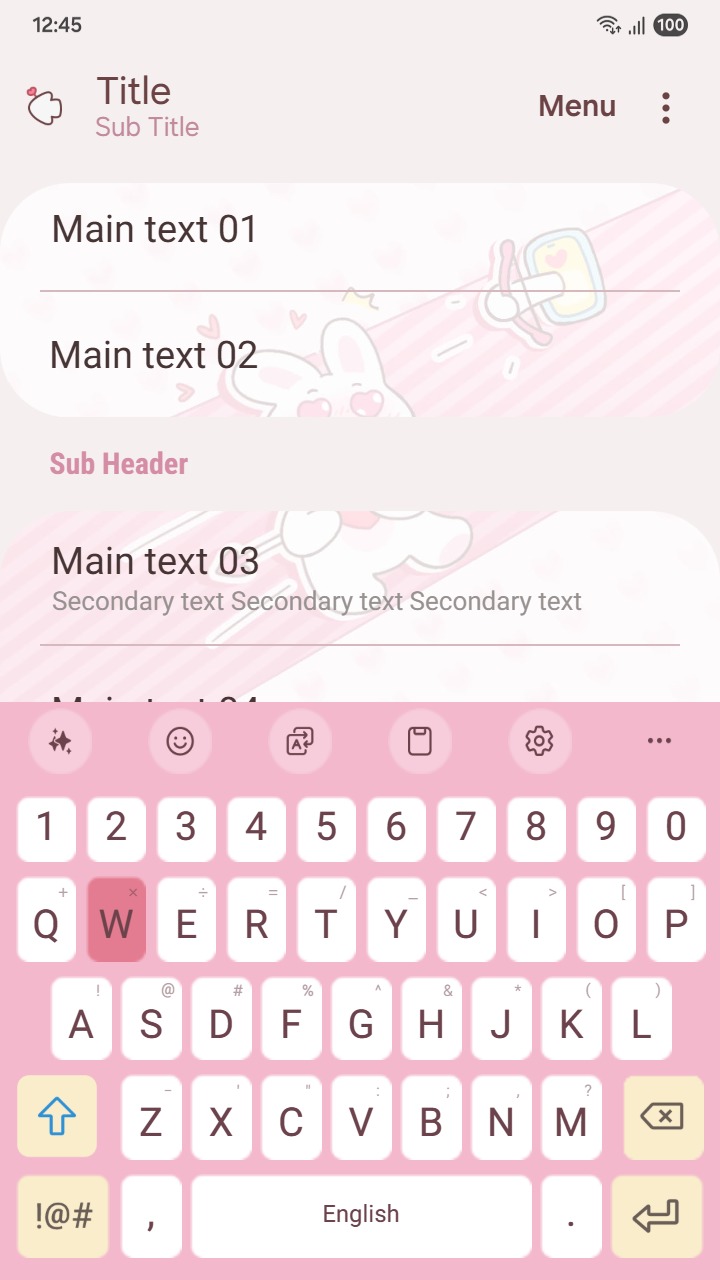 ❤️Mun❤️ Cupid Bunny ~❤️ Premium Theme a cute bunny spreading sweet love