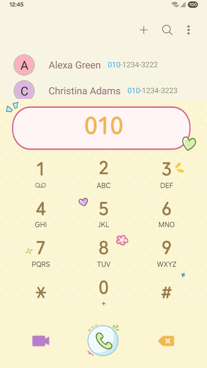 ❤️Mun❤️ Soft Polka Dots ~❤️ Premium Theme cozy yellow dots with cute custom illustrated icons