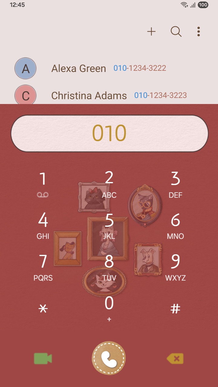 ❤️Mun❤️ Cat Family portraits ~❤️ Premium Theme a creative wall of framed cat illustrations styled like a warm family gallery