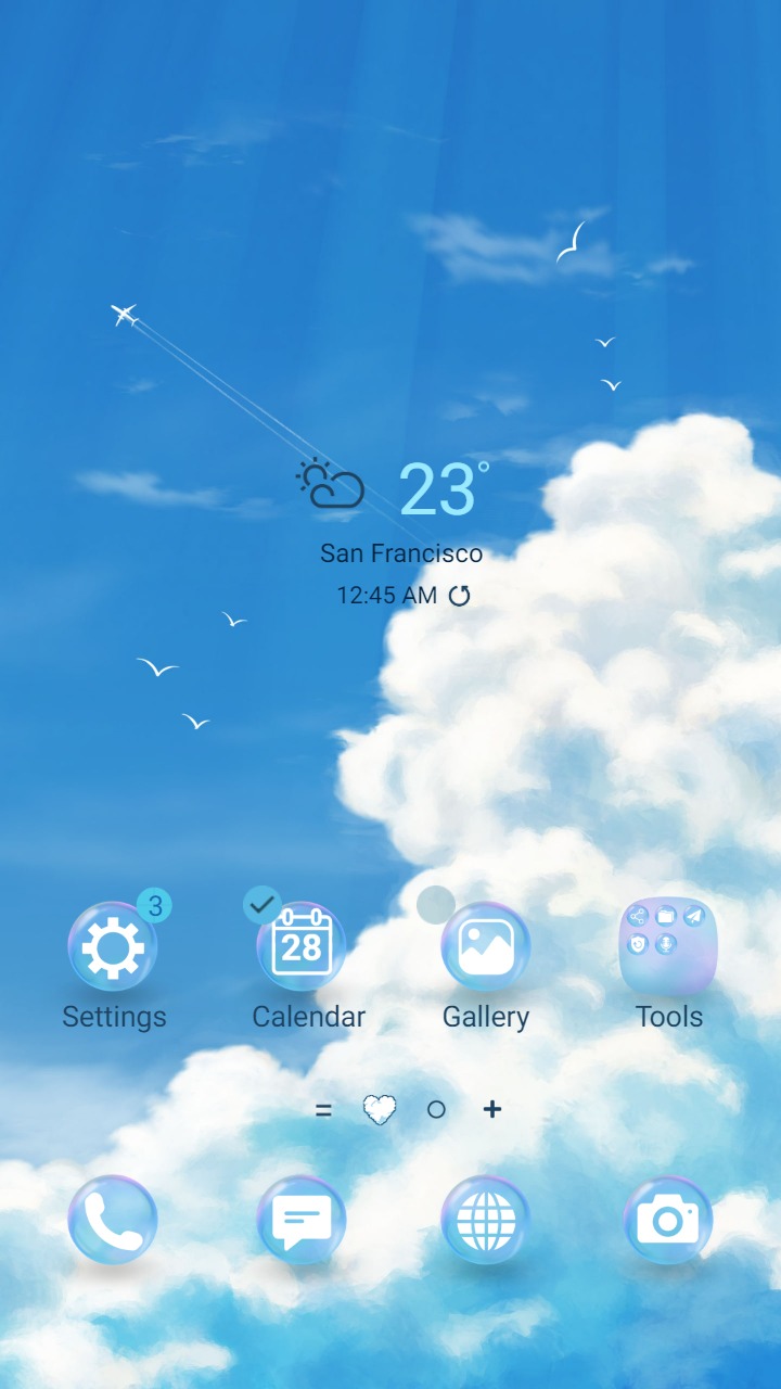 [Sim] Aesthetic Cloud ~ Premium Theme the tranquil beauty of soft, dreamy clouds