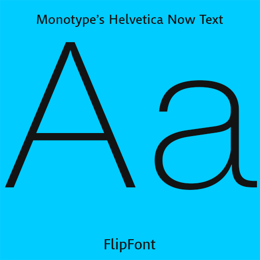 MT Helvetica® Now Pro Text ExtraLight Latin FlipFont - Aplicaciones en ...