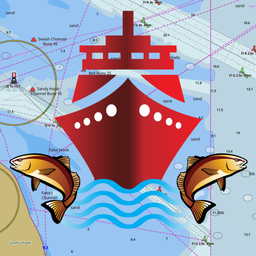i Boating Marine Navigation Charts - IconImage 20220624073820785 NEW WAP ICON 512 512
