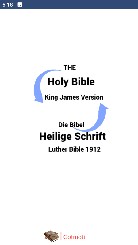 English kjv - the German Bible Luther 1912, die Bibel Heilige