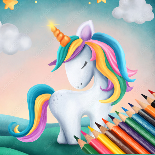 Unicorn Coloring Book | Galaxy Store